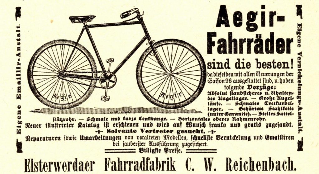 Anzeige im Liebenwerdaer Kreisblatt 1896